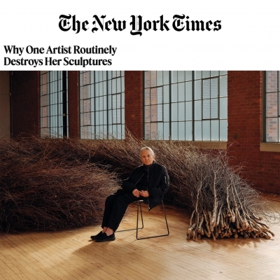 Meg Webster, life and art — featured in The New York Times