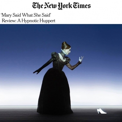 Robert Wilson’s production ‘Mary Said What She Said’ reviewed in The New York Times
